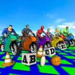 Значок Super Heroes Downhill Stunts Racing